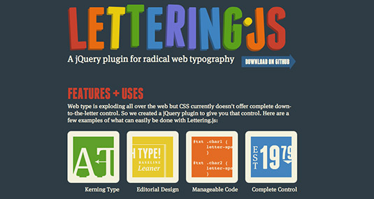 Lettering.js