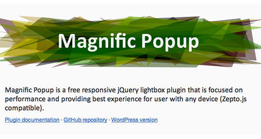 Magnific Popup Jquery