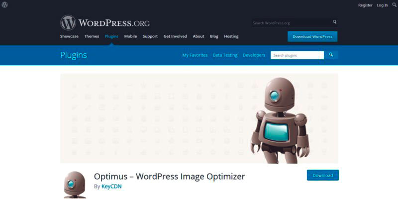 Плагин под wordpress для оптимизации изображений