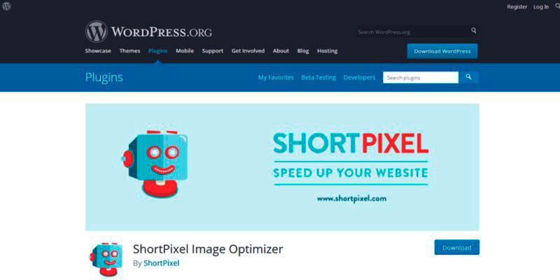 Плагин ShortPixel Image Optimizer - оптимизирует вашие изображения для wordpress 